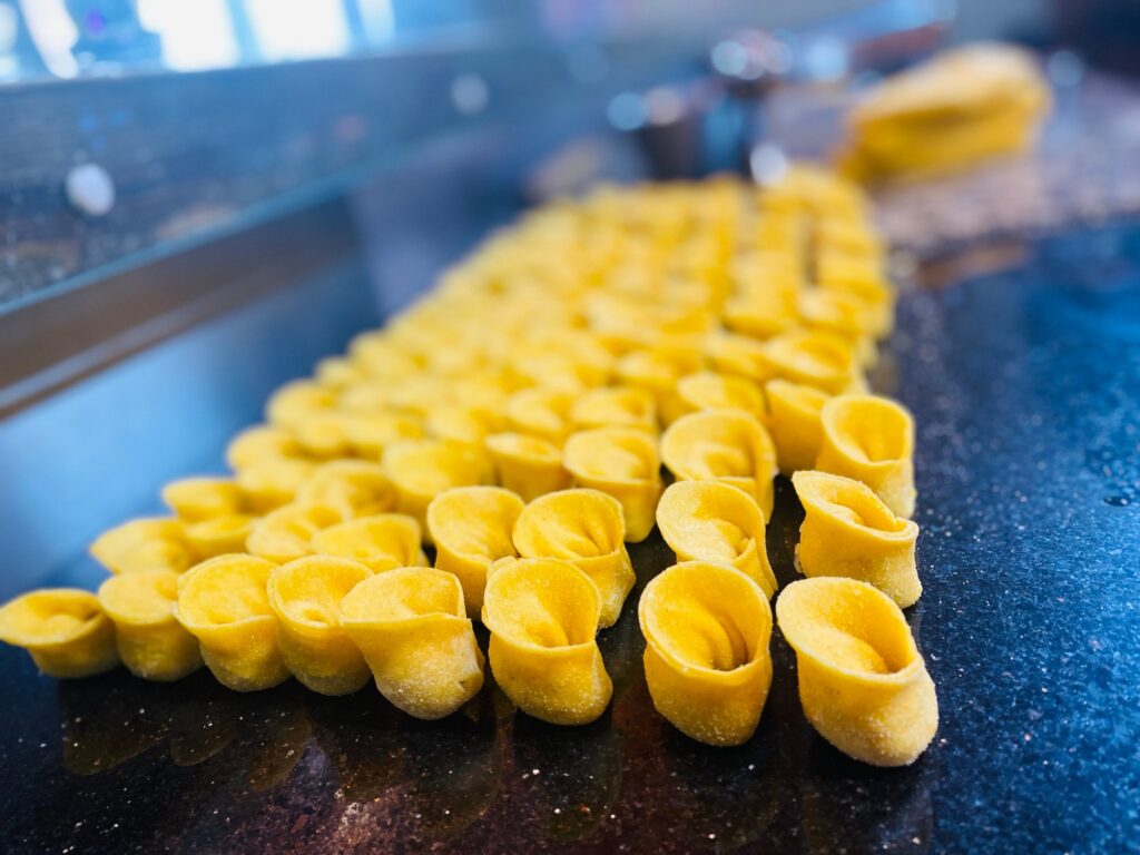 Fresh hand-made filled pasta at Pulcinella, Cleveleys
